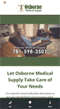 Mobile Screenshot of osbornemedicalsupply.com